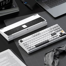 Weikav Lucky80 Wireless TKL Gaming Mechanical White Keyboard - Used