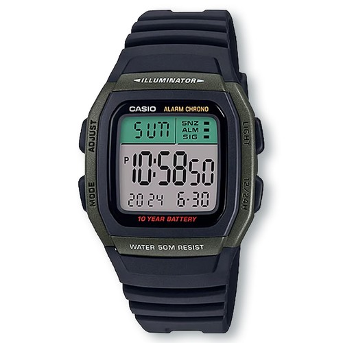 Casio w96h 3av illuminator - casio, w96h-3av