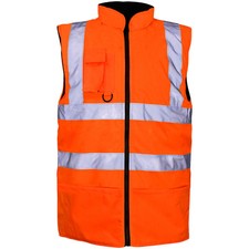 HI VIS VIZ BODY WARMER