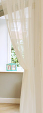Single Plain Voile Net Curtain