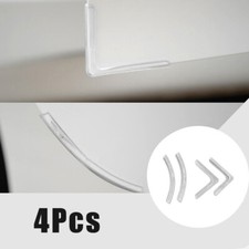 4x White Car Door Edge Guard