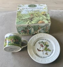 Portmeirion **The Enchanted Garden**Child’s Cup And Plate. By Susan Williams-Ell