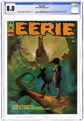 Eerie 1970 cgc 8 0 - 1970,