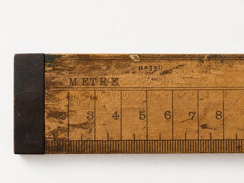 Antique rabone boxwood meter - antique,