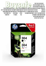 HP 304 2-pack Black & Tri-colour Original Ink Cartridges Combo pack - 3JB05AE