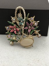 Vintage Basket Mother Of Pearl