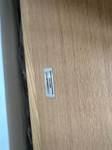 Solid conran oak desk with - conran,