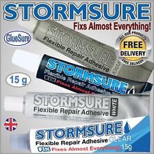 STORMSURE 15G FLEXIBLE WATERPROOF REPAIR ADHESIVE GLUE TENT WADERS RIPS HOLES 
