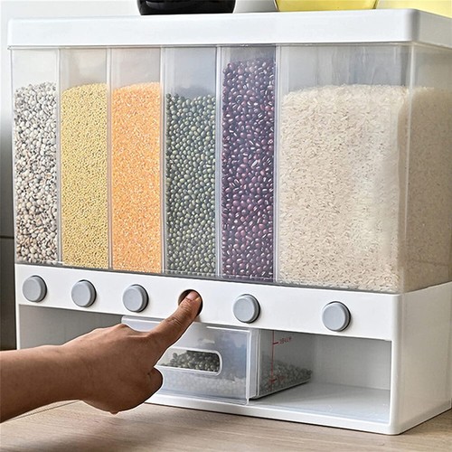 Dispenser rice grain - rice, dry