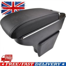 UK For VW Mk5 Polo 6R 2010 - 2017 Dual Layer Armrest Car Central Storage Box