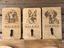 personalised dog lead hanger