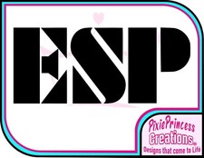 ESP Guitar Bass Logo A Vinyl