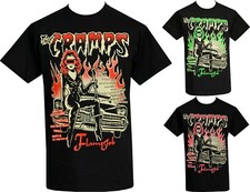 The Cramps Mens Psychobilly T-Shirt Vince Ray Poison Ivy Classic Custom