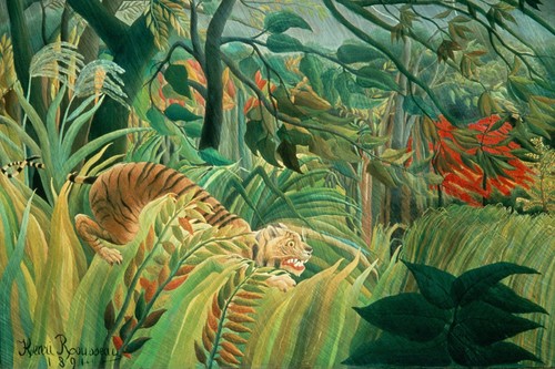 Tiger tropical storm - in,
