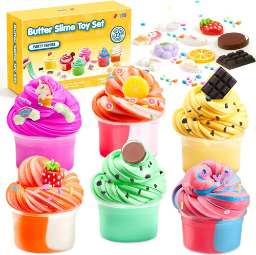 Fluffy butter slime kit - fluffy,