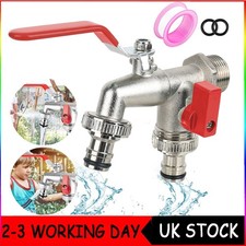 Double Garden Tap with 1/2