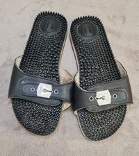 Scholl Massage Sandals Black