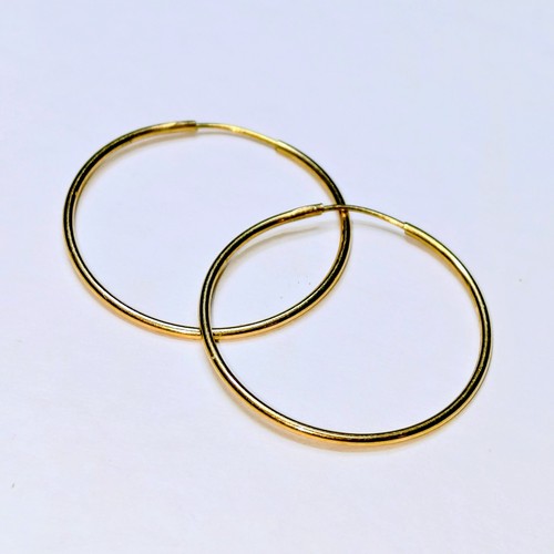 Vintage 9ct gold 2cm - , sleeper