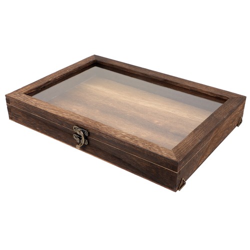 Vintage specimen box wooden - vintage,