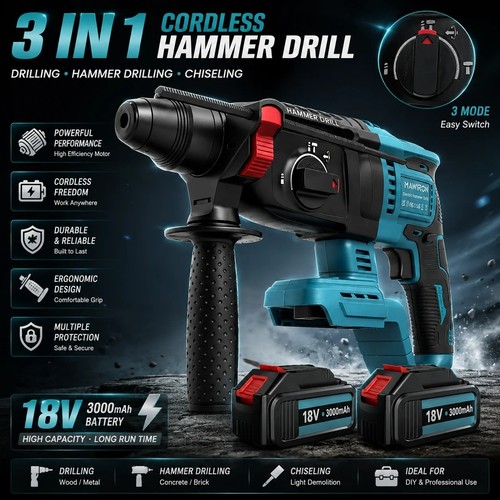 Cordless drill sds plus rotary - sds,