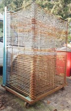 Printing Paper Drying Rack Spring Loaded Shelves Mobile Multi Use Arts & Crafts