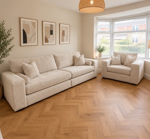 Large seater sofa - seater, armchair