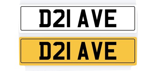 Private registration plate - registration, /