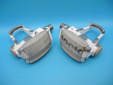 LOOK PP66 ALLOY PEDALS 1988 DELTA TYPE CLIPLESS - SMOOTH BEARINGS 9/16" THREADS