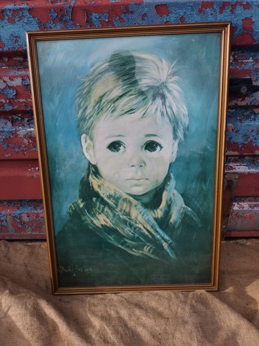 Vintage crying boy - boy, by