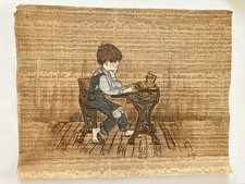 Boy overalls antique school - in,