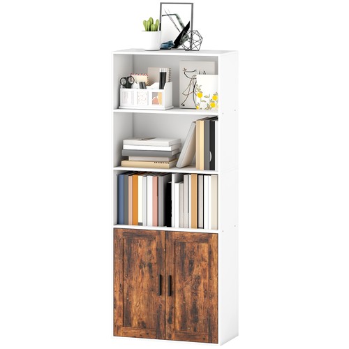 Homcom tier bookcase - homcom, 5-tier