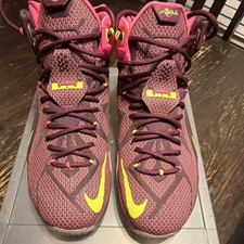 Nike LeBron 12 Burgundy Pink