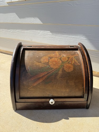 Vintage bread box old and - vintage,