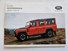LAND ROVER DEFENDER ACCESSORIES SALES BROCHURE 2016