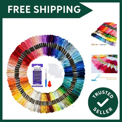 Embroidery threads 100 skeins - threads,