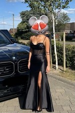 Black Prom Dress Size 6 Xs
