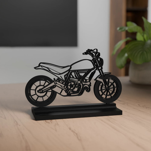 Scrambler icon model - , 3d