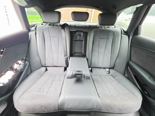 Audi half leather rear seat - audi,