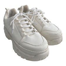 Women’s BAMBOO Shoes Trainers US 9 U.K. 7 White Y2K Chunky Images For Condition