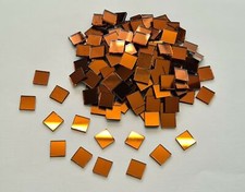 Coloured Glass Mirror Tiles, Size Approx 1 X 1 cm, 14 Different Colours