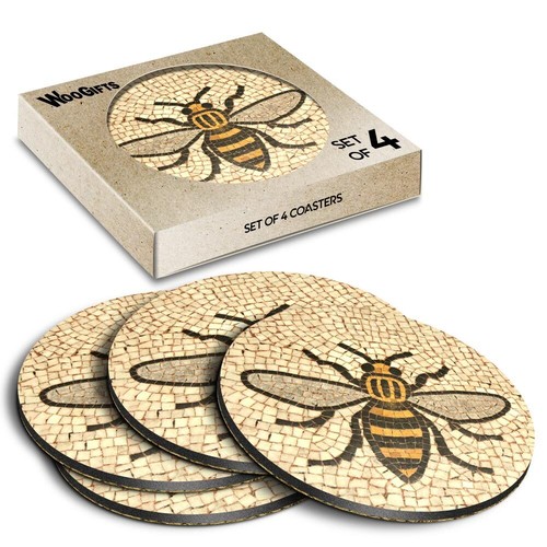 Round mdf coaster - round, manchester