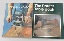 Wood Worker Books Bundle x 2 Router Projects Router Table Book Paperbacks BS3