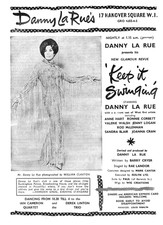 Magazine Advert Danny La Rue