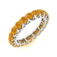 Citrine Brilliant-Cut Round