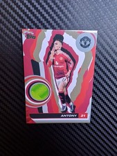 Antony Match Worn Patch Manchester United Team Set Man Utd Topps