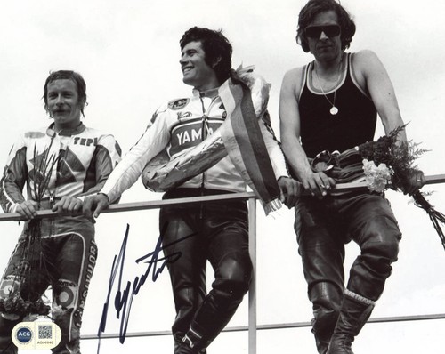 Giacomo agostini signed 10x8 - giacomo,