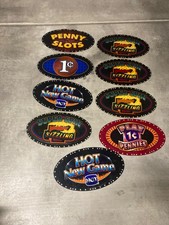 9 IGT Slot Machine Topper INSERTS HOT NEW GAMES SIZZLING SEVENS  NEW OLD STOCK