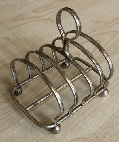 Vintage silver plated toast - vintage,