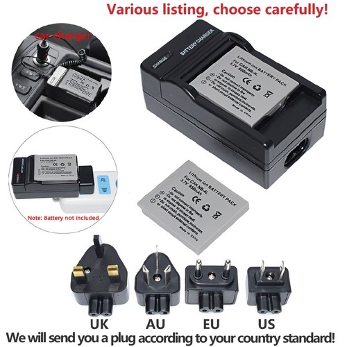 Battery charger for - nb-4l,