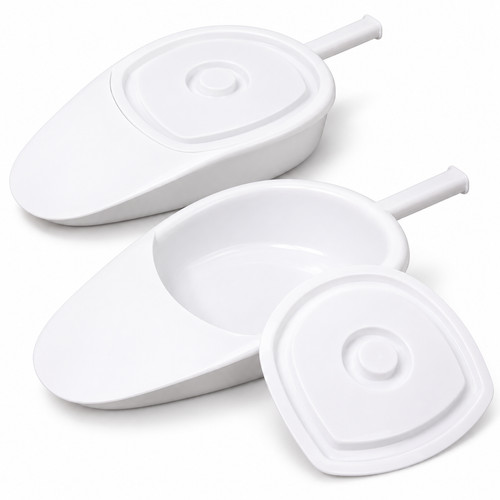 Portable bed pan - portable, with